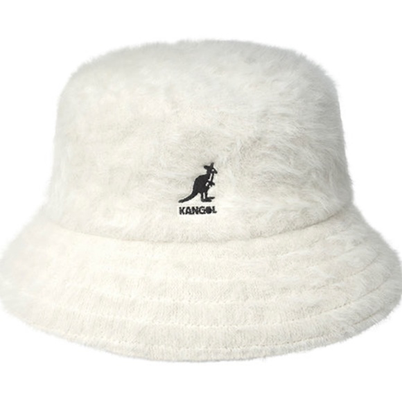 NEW Furgora Bucket Hat by Kangol Ivory Angora Medium - Picture 2 of 7